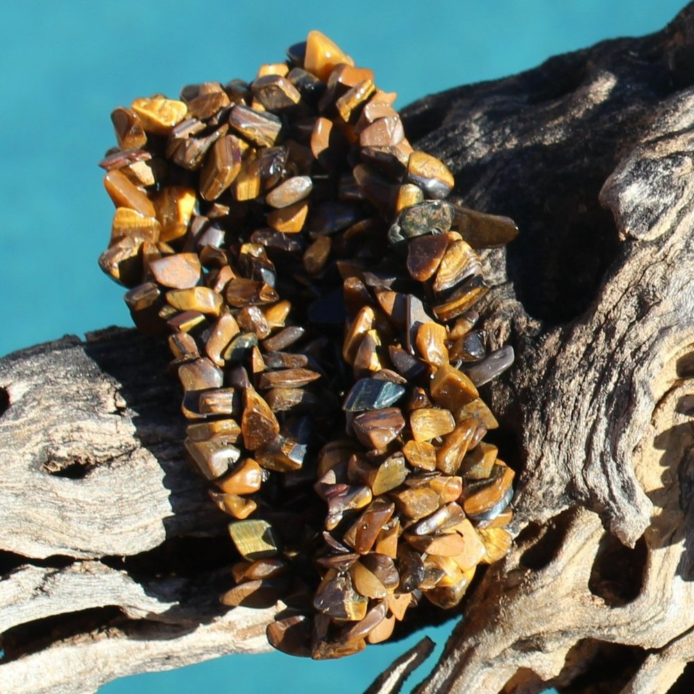 The Cleopatra Collection/ Tiger Eye  Stretchy Bracelet